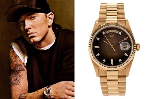 eminem gold rolex|g shock x Eminem.